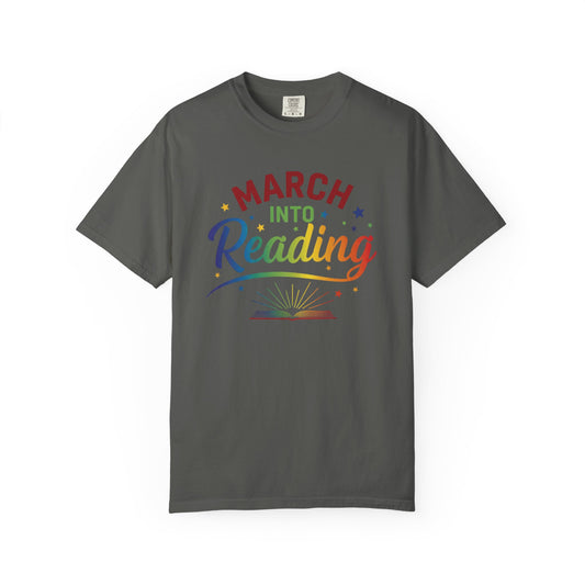 Colorful March Reading Tee