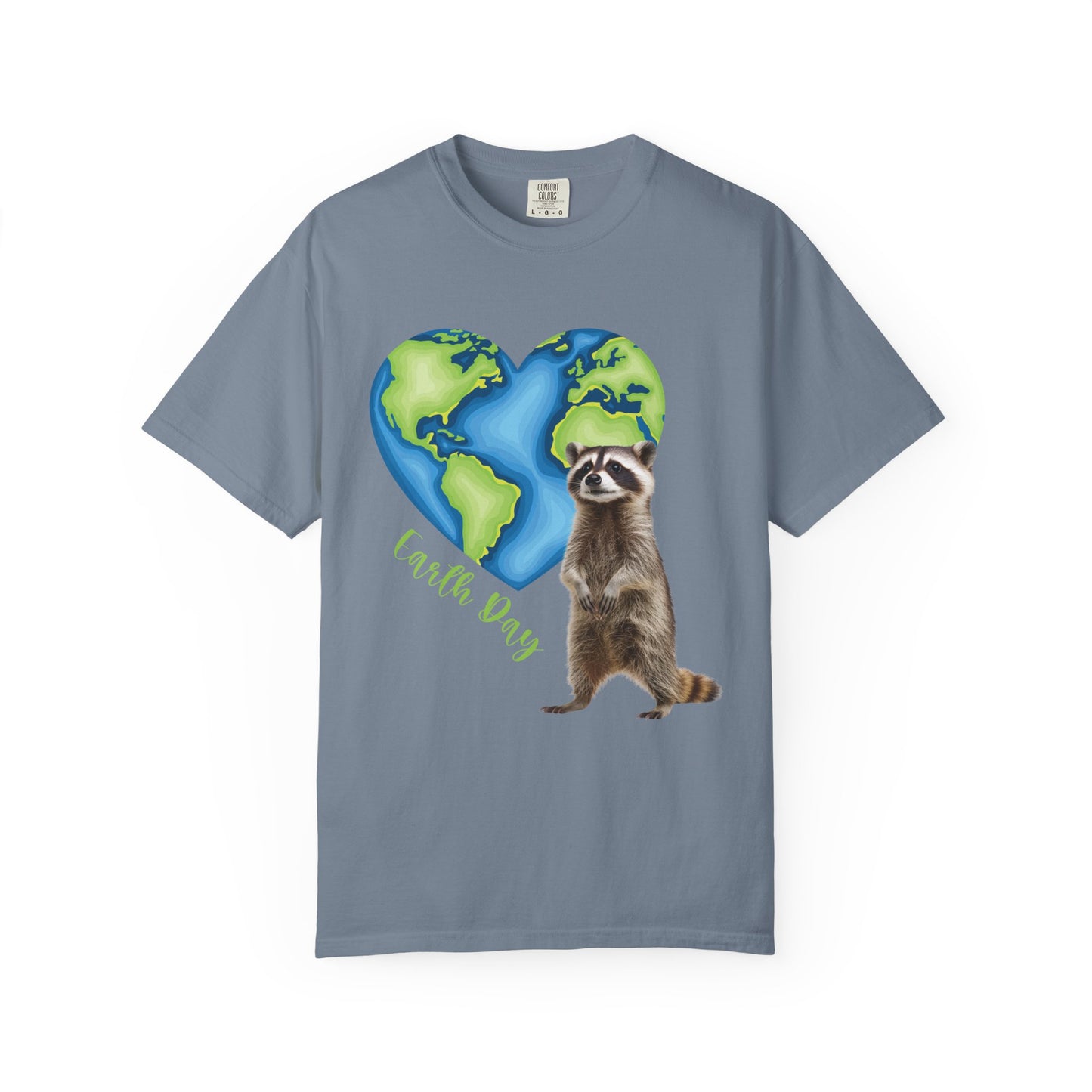 Earth Day Raccoon Heart Tee