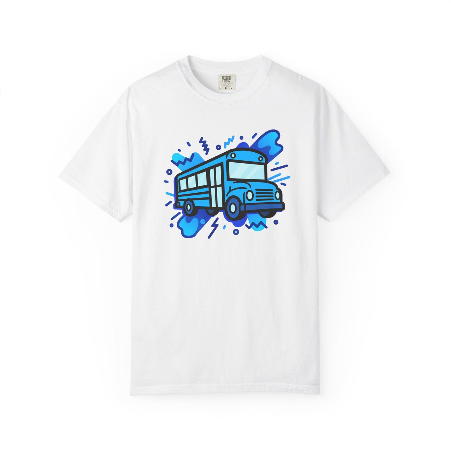 Blue Paint Bus Tee