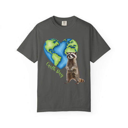 Earth Day Raccoon Heart Tee