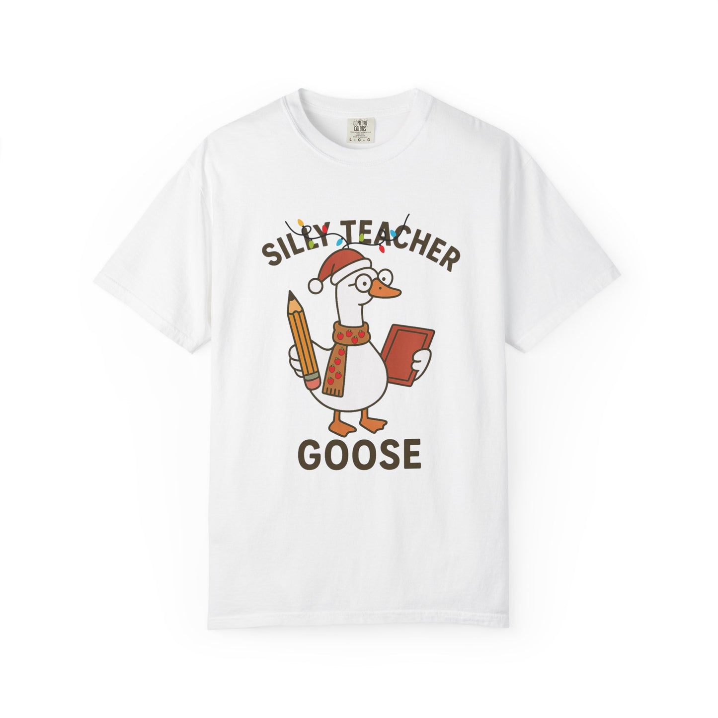 Goose Christmas Teacher Tee