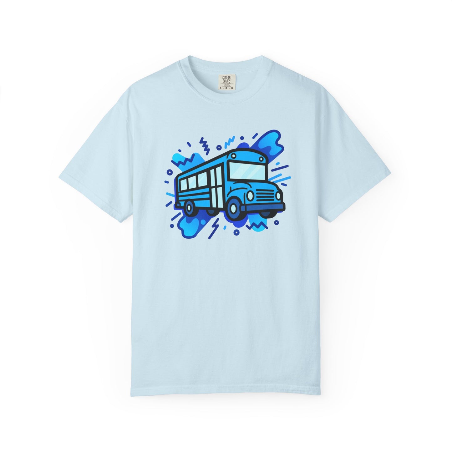 Blue Paint Bus Tee