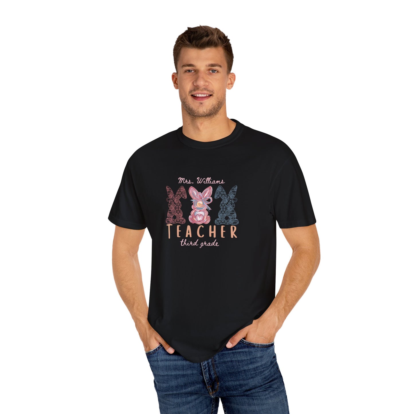 Personalized Lace Bunny Tee