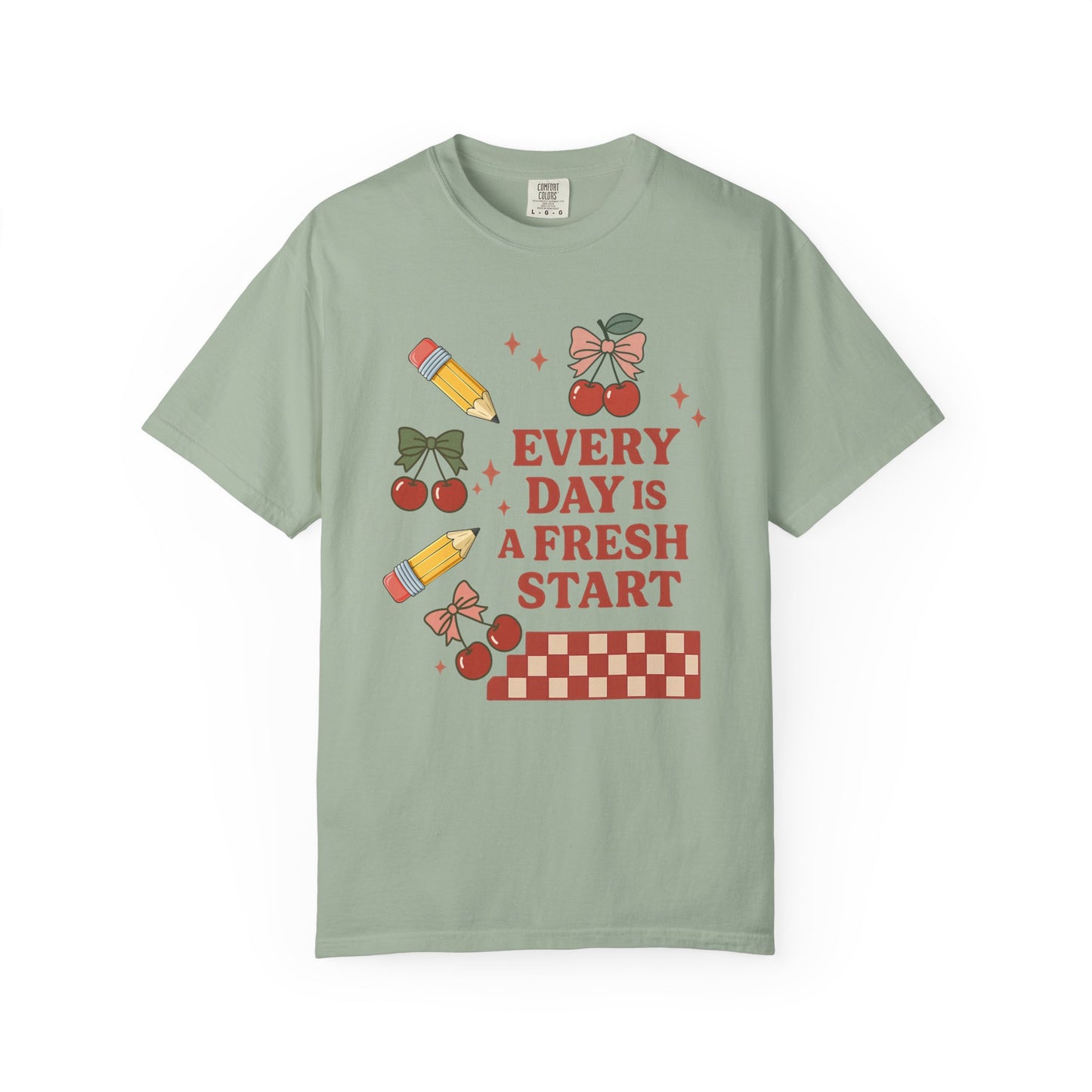 Teacher Cherry Fresh Start Tee