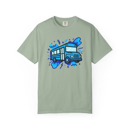 Blue Paint Bus Tee