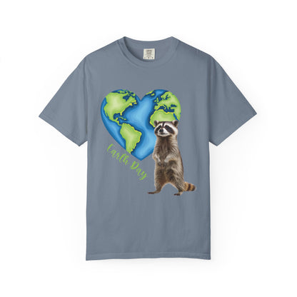 Earth Day Raccoon Heart Tee