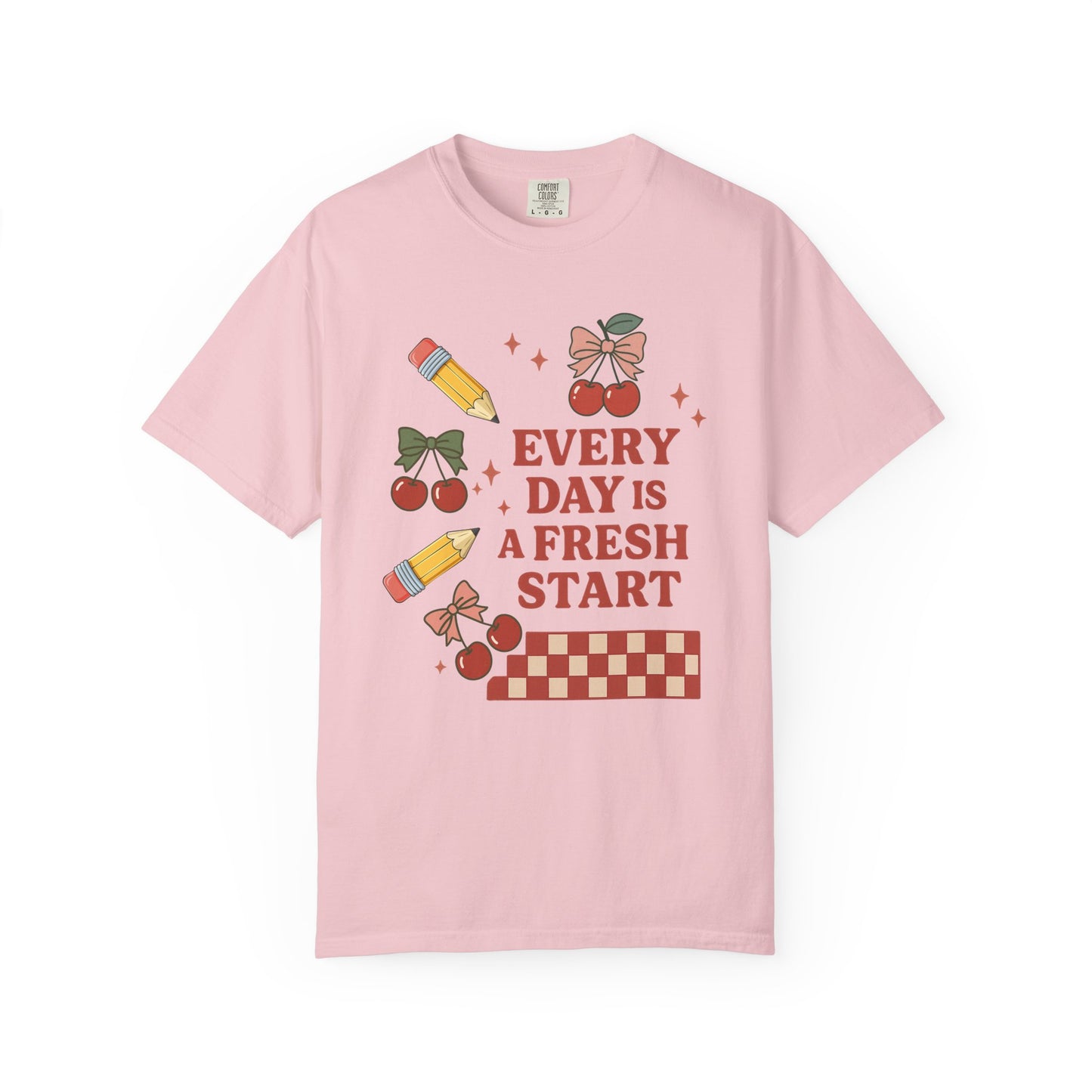 Teacher Cherry Fresh Start Tee