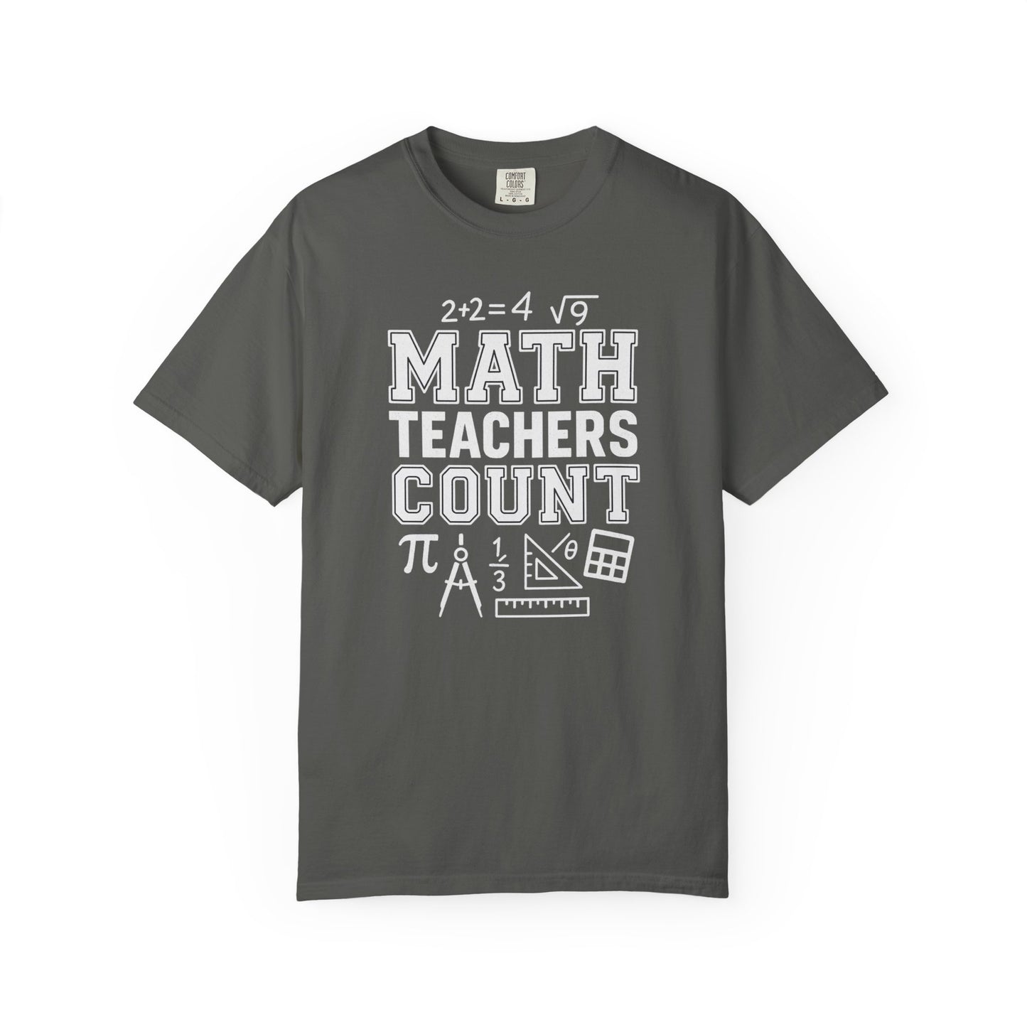 Math Teacher Count Tee