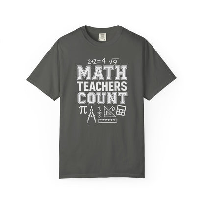 Math Teacher Count Tee