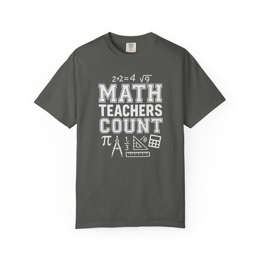 Math Teacher Count Tee