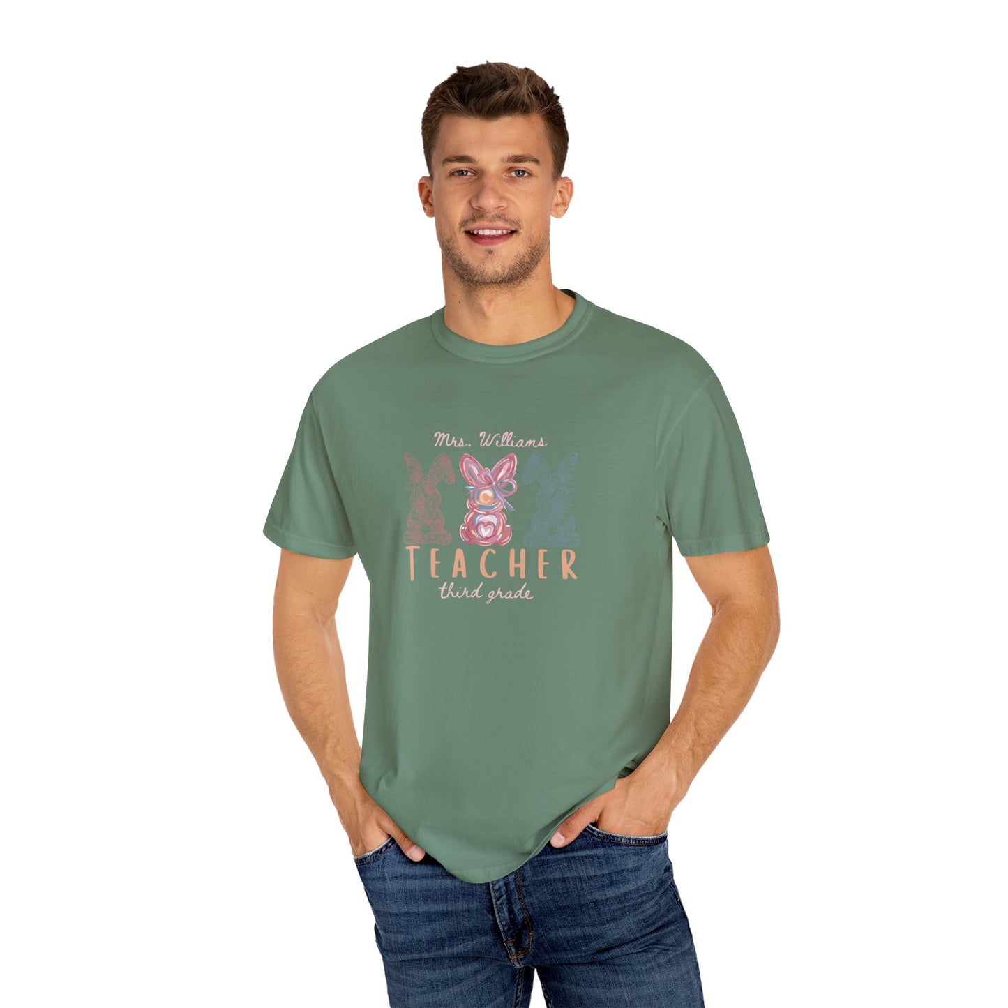 Personalized Lace Bunny Tee