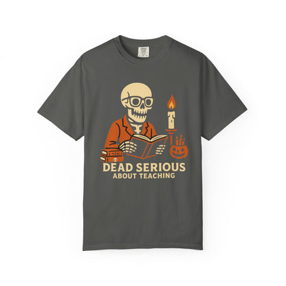 Skeleton Serious Halloween Tee