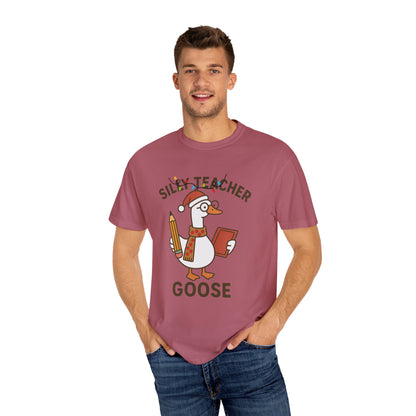 Goose Christmas Teacher Tee