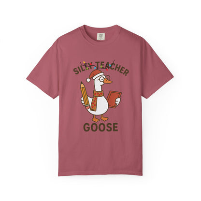Goose Christmas Teacher Tee