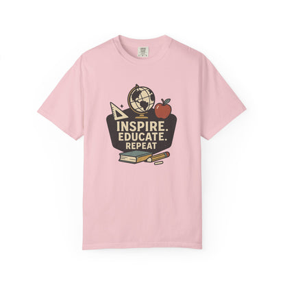 Inspire Educate Repeat Tee