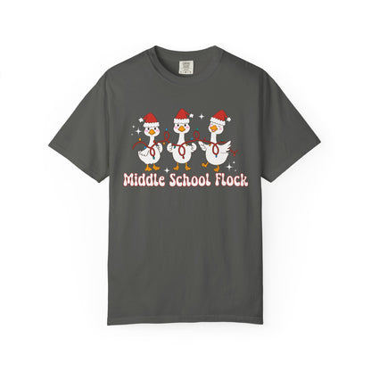 Middle School Flock Goose Christmas Tee