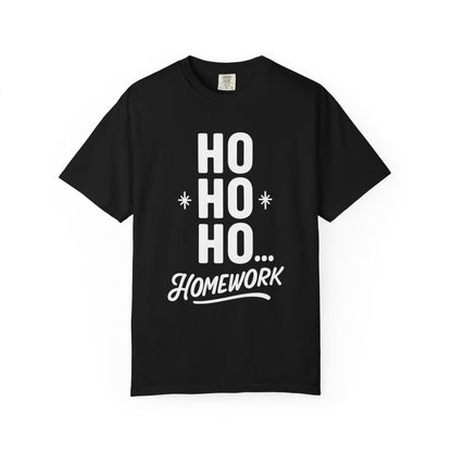 Ho Ho Ho Homework Tee