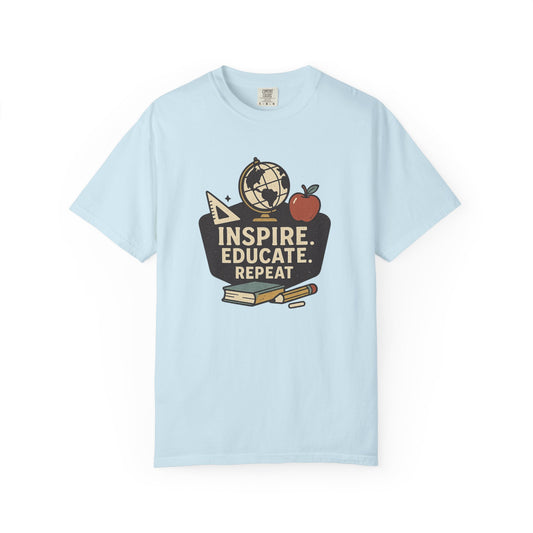 Inspire Educate Repeat Tee
