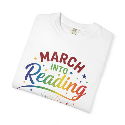 Colorful March Reading Tee