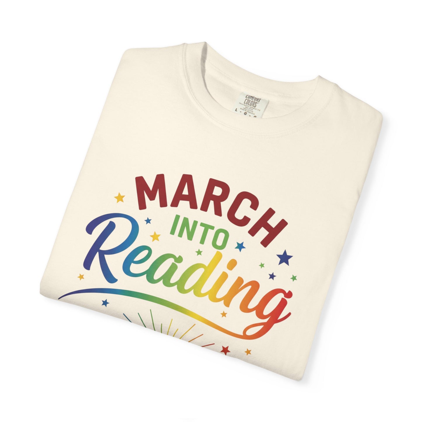 Colorful March Reading Tee