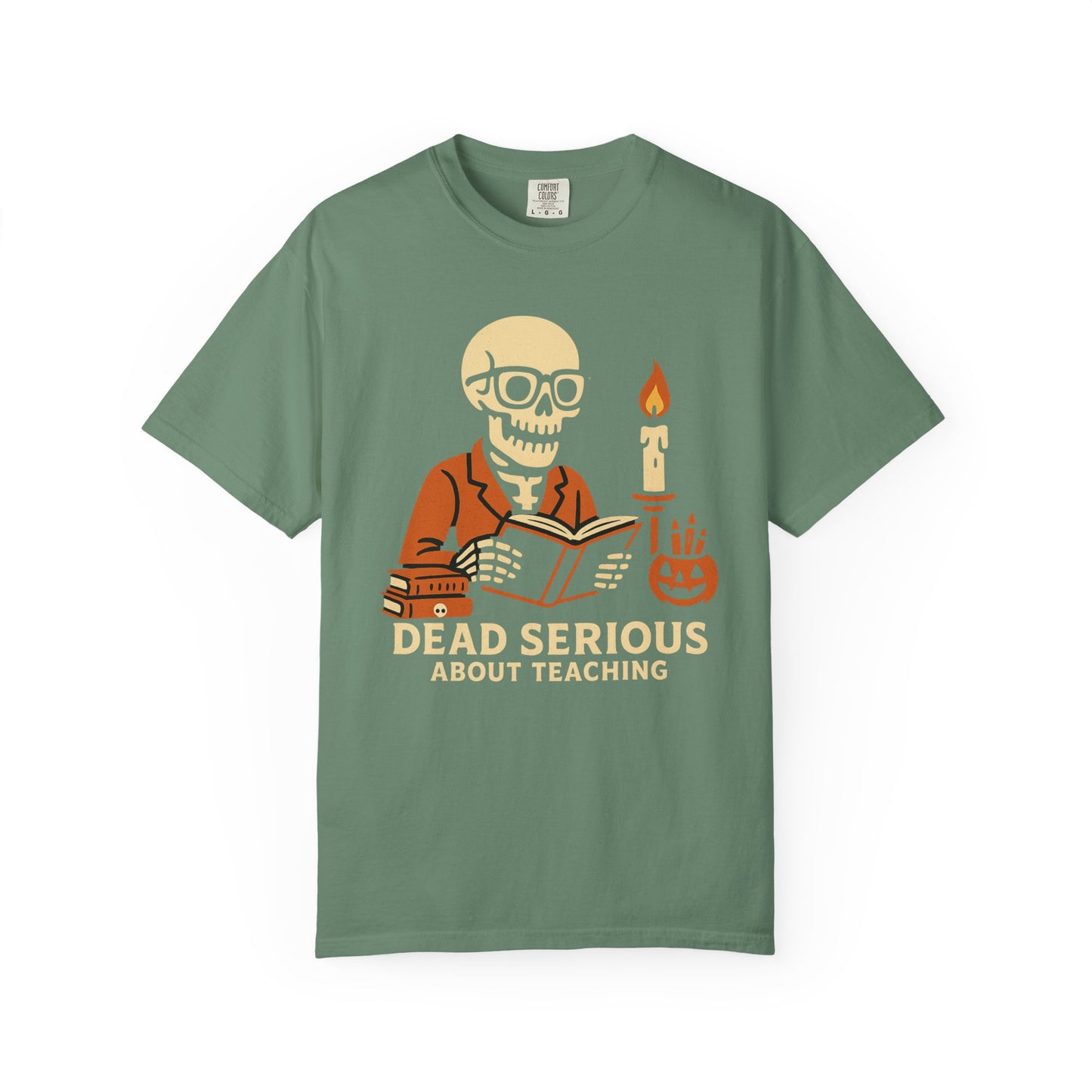 Skeleton Serious Halloween Tee