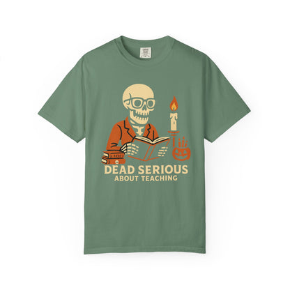 Skeleton Serious Halloween Tee