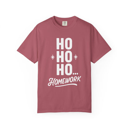 Ho Ho Ho Homework Tee