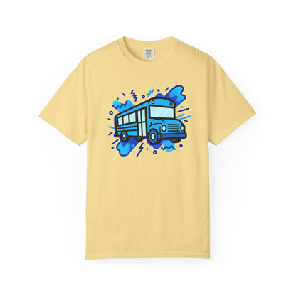 Blue Paint Bus Tee