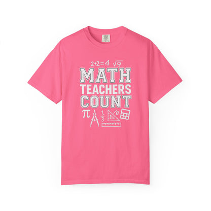 Math Teacher Count Tee