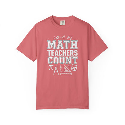 Math Teacher Count Tee