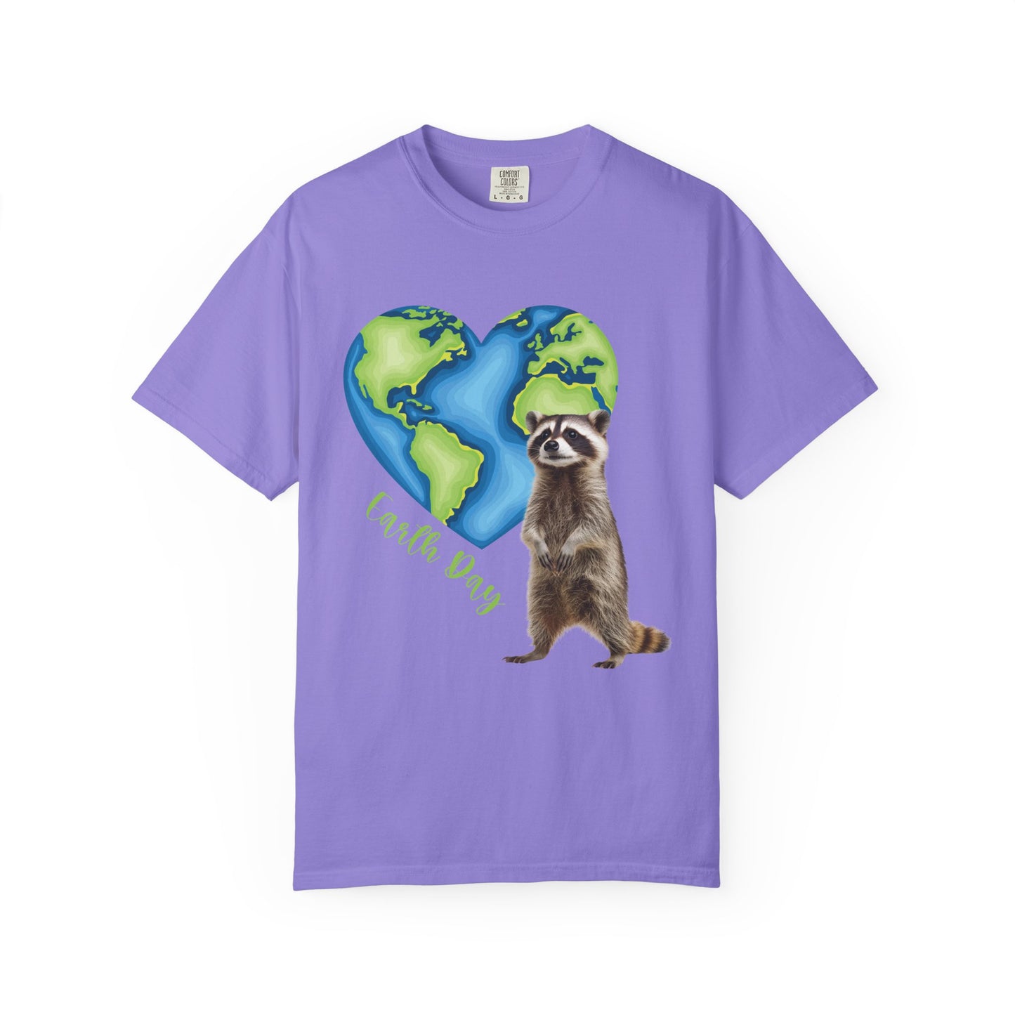 Earth Day Raccoon Heart Tee