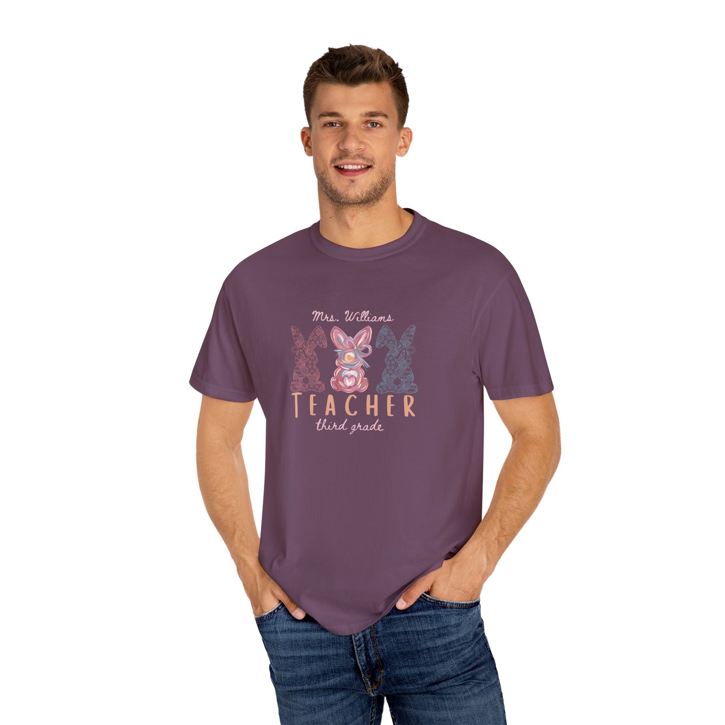 Personalized Lace Bunny Tee