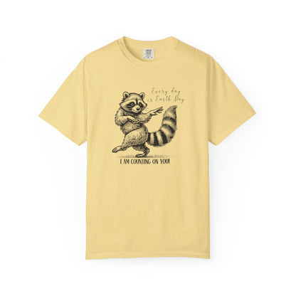 Earth Day Raccoon Tee