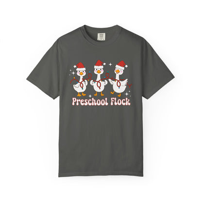 Preschool Flock Goose Christmas Tee