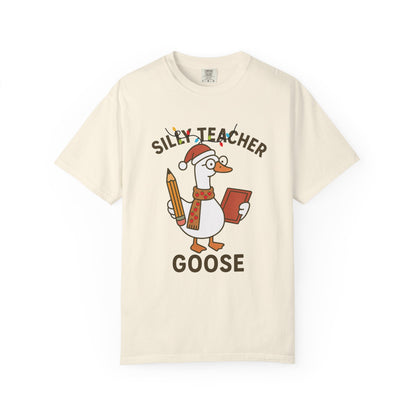 Goose Christmas Teacher Tee