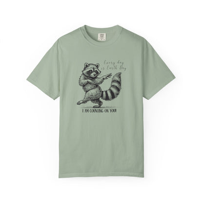 Earth Day Raccoon Tee