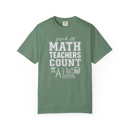 Math Teacher Count Tee