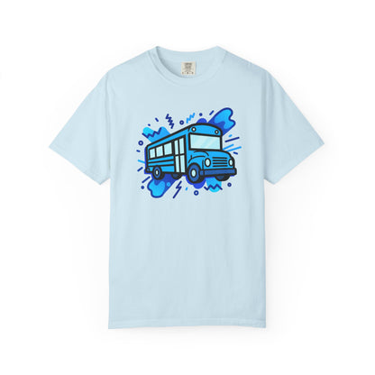 Blue Paint Bus Tee