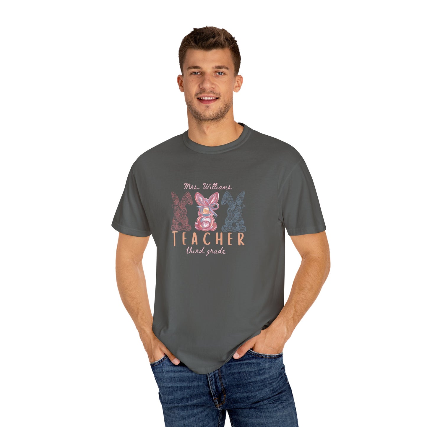 Personalized Lace Bunny Tee