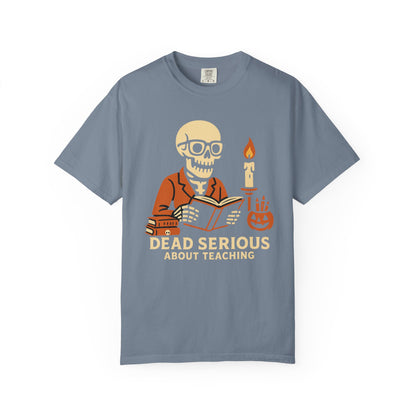 Skeleton Serious Halloween Tee