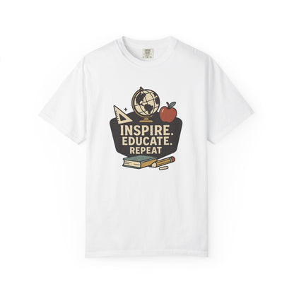 Inspire Educate Repeat Tee