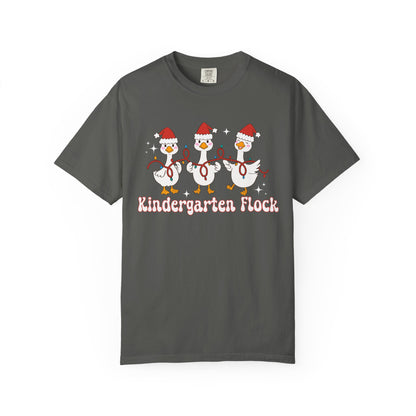 Kindergarten Flock Goose Christmas Tee