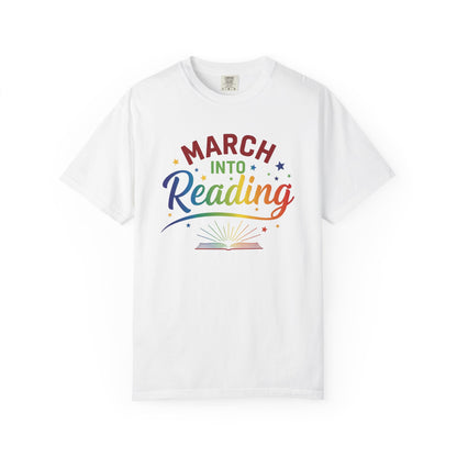 Colorful March Reading Tee