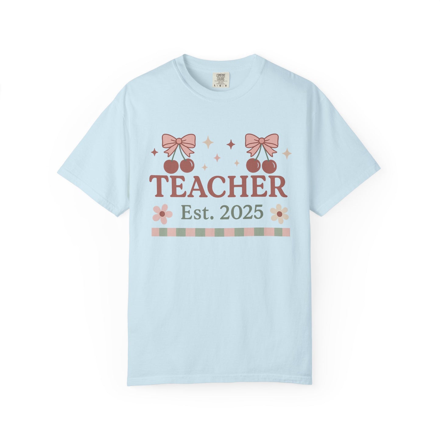 Teacher Cherry EST. 2025 Tee