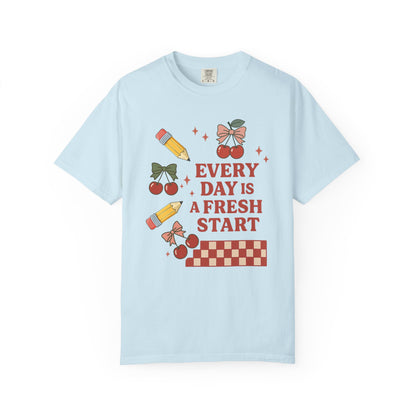 Teacher Cherry Fresh Start Tee